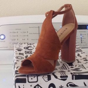 Bamboo Block Heel